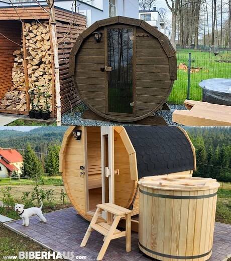 Zahradní SAUNA 200 cm + OKNO 100% + DÁREK SUD 500 l + příslušenství = cena Počet komor 1
