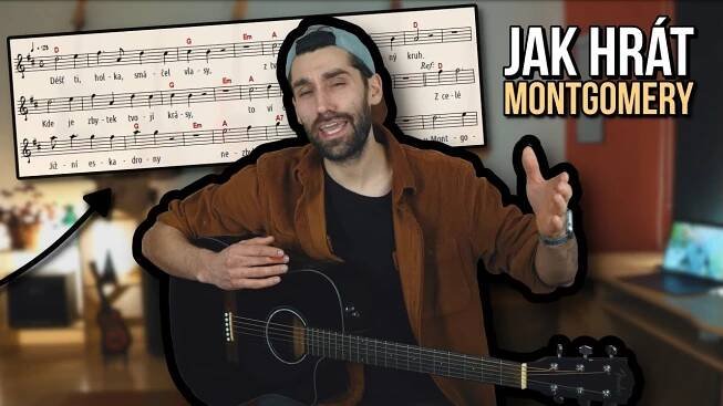 Jak zahrát Montgomery na kytaru. Klasická táborovka v lekci pro začátečníky