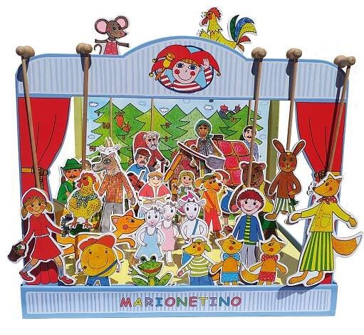 Marionetino Univerzální loutkové divadlo 30 loutek