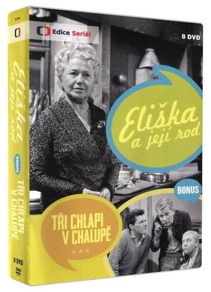 Eliška a její rod - 8xDVD - kompletní seriál + Bonus: Tři chlapi v chalupě | DVD-PREMIERY.CZ