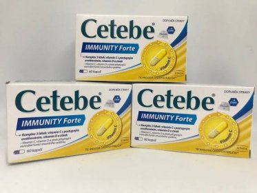 Cetebe Immunity Forte balíček 3x60 kapsúl
