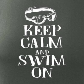 Keep calm and swim on - Mikina Essential pánská