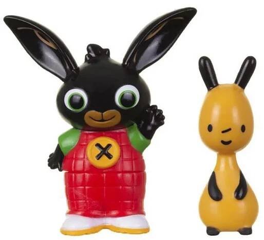 BING Bing a přátelé figurky twin pack asst 2pcs Bing/Flop, 2pcs Sula/Amma, 2pcs Pando/Padget.