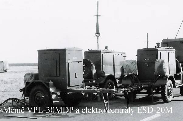 SOV - RSBN-4N (radiotechnický systém blízké navigace) - Zdroje proudu soupravy RSBN-4