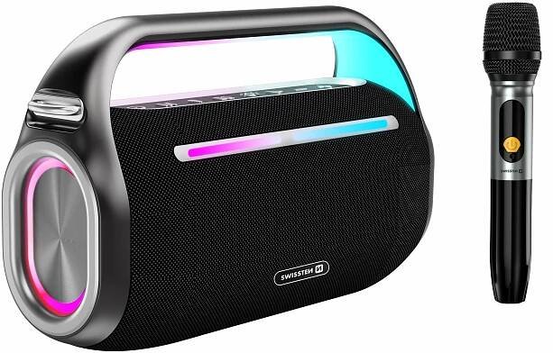 Harmony Bluetooth Reproduktor, 80 W, černý SWISSTEN 52109040 - Landema.cz