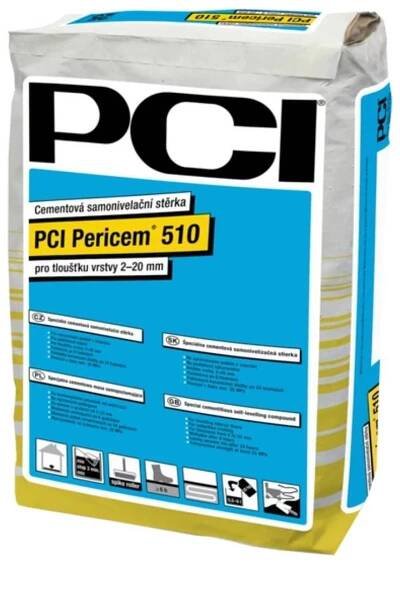 Samonivelační stěrka Hmota samonivelační cementová PCI Pericem 510 – 25 kg