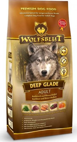 Wolfsblut Deep Glade Adult Red Deer/Water Buffalo, 2 kg