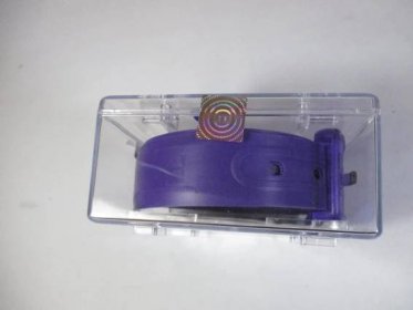Retro plastový pásek PEJT - fialový - nepoužitý !  - Módní doplňky