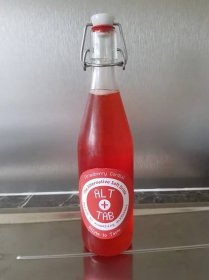 Strawberry Cordial 500ML - Alt + Tab Drinks