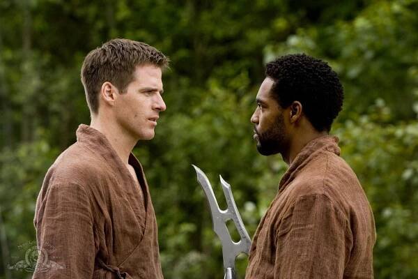 Hvězdná brána - Babylon - Z filmu - Ben Browder, Jason George