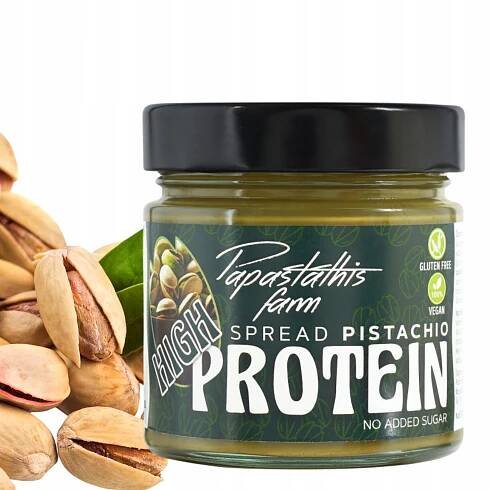 Pistáciový krém 250 g Proteinový krém z Řecka Pistáciová pasta Pistáciové máslo