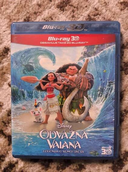 Odvážná Vaiana 3D+2D (Blu-ray) - vyprodané