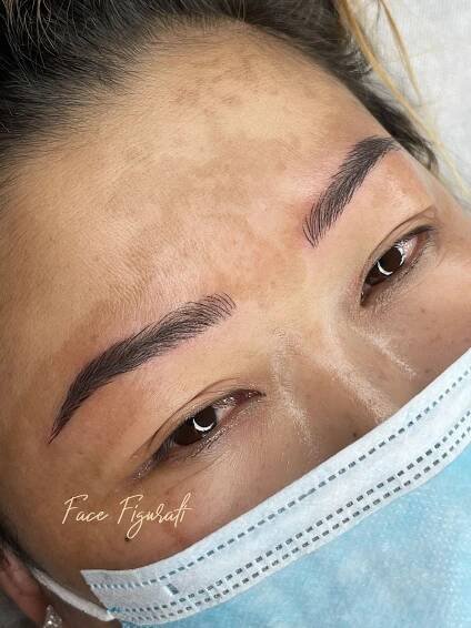 Eyebrows Feathering Tattoo Melbourne | Feather Brows | Feathered Eyebrow