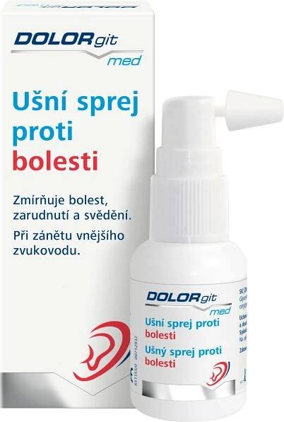DOLORgit med ušní sprej proti bolesti 20 ml Hlavní obrázek