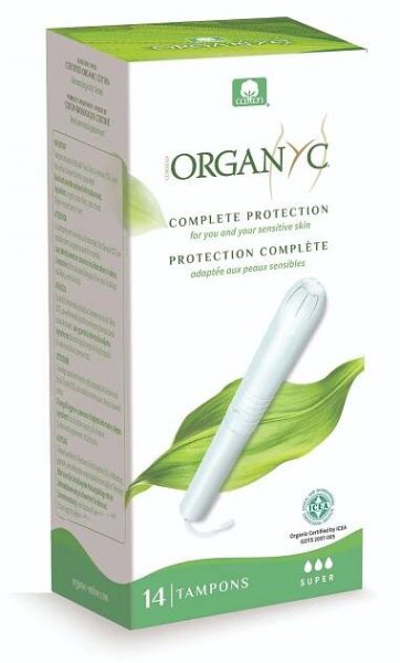 ORGANYC Bio menstruační tampony s aplikátorem SUPER 14 ks
