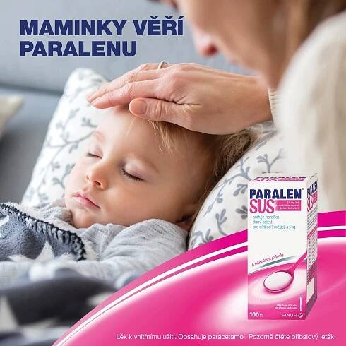 Paralen SUS 24 mg/ml perorální suspenze 100 ml
