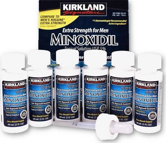 Kirkland Minoxidil Topical Solution roztok pro muže 6x 60 ml