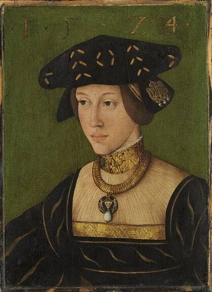 Portret van Maria van Hongarije (1505-1558)