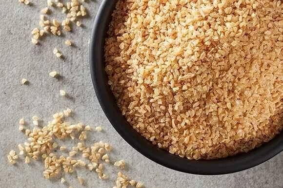 Bulgur v misce.