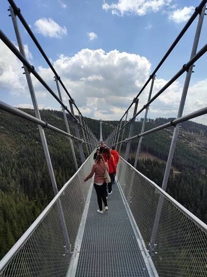 Cena za vstupenku na Sky Bridge se zvedla. Visutý most přitahuje také cizince