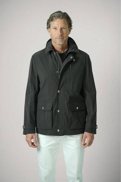 BRUNELLO CUCINELLI FIELD JACKET BROWN
