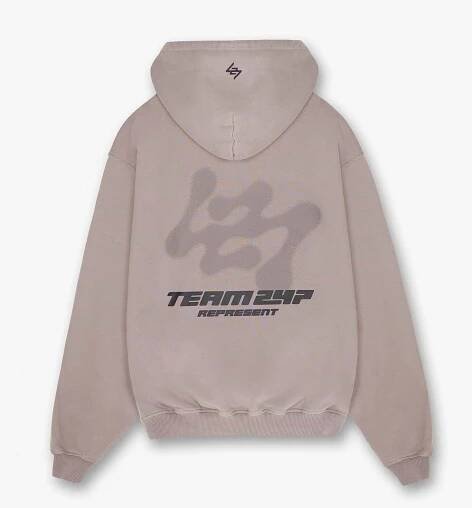 247 Future Terrains Oversized Hoodie - Moonrock