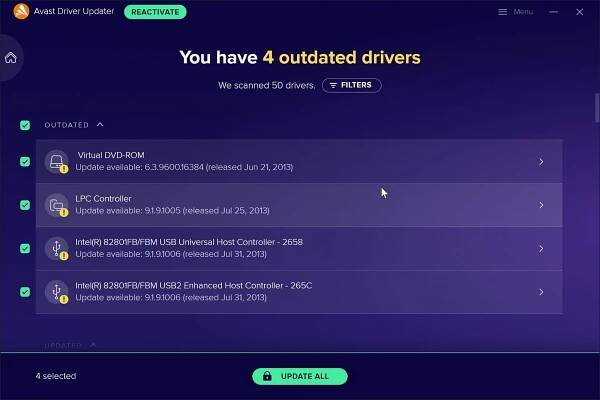 Avast Driver Updater: Šikovná utilita, která najde bezpečné a aktuální ovladače