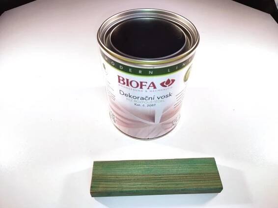 BIOFA Dekorační vosk - 375 ml tyrkysový
