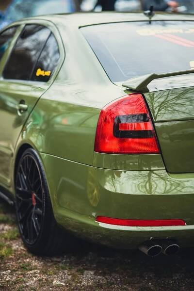 Výjimečná Urban Green od Davida: Octavia 2 tuning | OctaviaTuning.cz