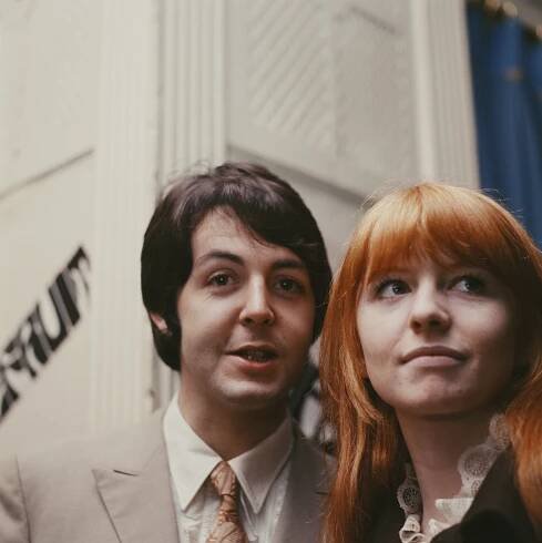 Paul McCartney and Jane Asher in 1968