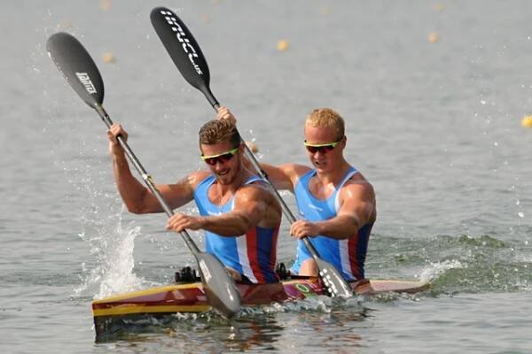 Deblkajak Jakub Špicar a Jakub Zavřel