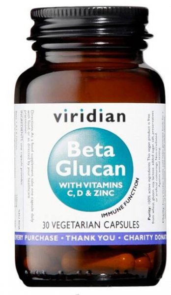 Viridian Beta Glucan 30 kapslí