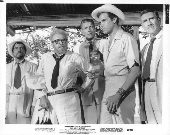 Jay Novello, Claude Rains, Michael Rennie, Fernando Lamas, Richard Haydn - Ztracený svět - Fotosky