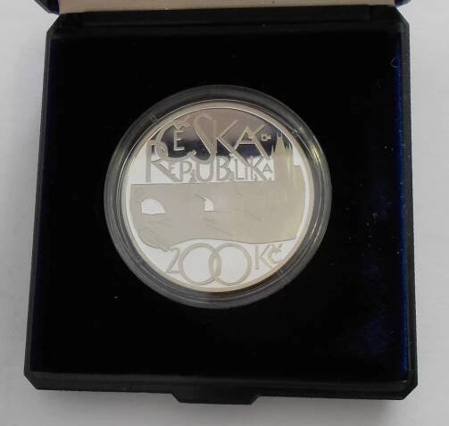 200 Kč(2007-Karlův most), stav PROOF, etue a certifikát