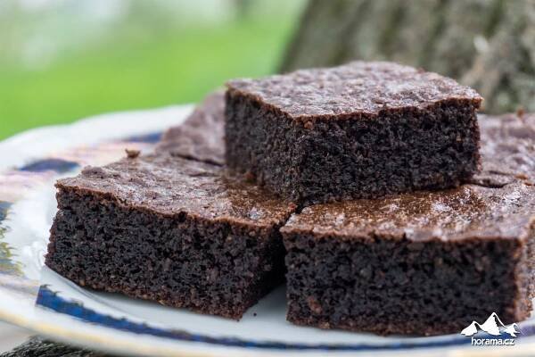 Brownies z mandlové mouky | Horama
