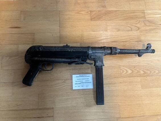 MP 40 znehodnocený  originální - Sběratelské zbraně
