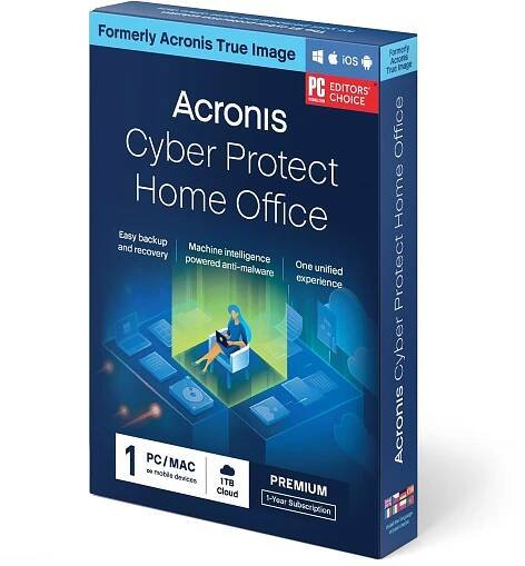 Acronis Cyber Protect Home Office Essentials pro 1 PC na 1 rok (elektronická licence)