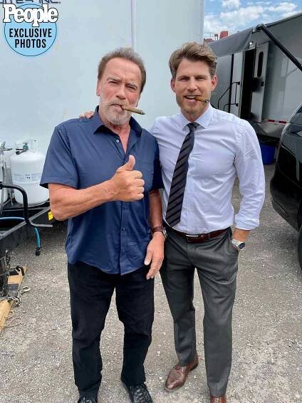 exclusive behind the scenes photos from the FUBAR premiere day and press day, courtesy of star Travis Van Winkle