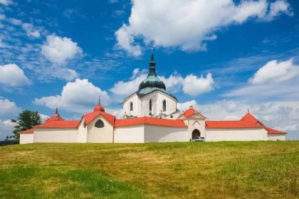 The Pilgrimage Church Of St John Of Nepomuk At Zelena Hora Czechia