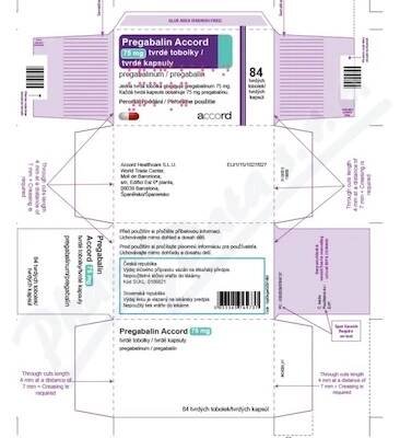 Pregabalin Accord 75mg cps.dur.84