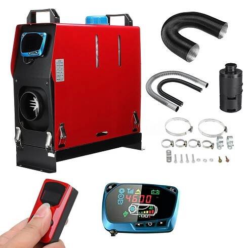 XL-AIRD V34 Nezávislé topení 8kW - přenosné, modrý LCD ovladač, 1 výduch