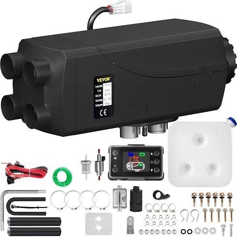 Olejový ohřívač vzduchu Nezávislé topení Olejový dmychadlo 12V 8KW