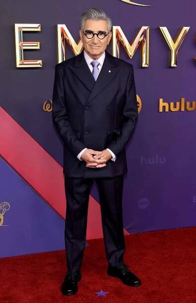 Eugene Levy attends the 76th Primetime Emmy Awards at Peacock Theater on September 15, 2024 in Los Angeles, California. 