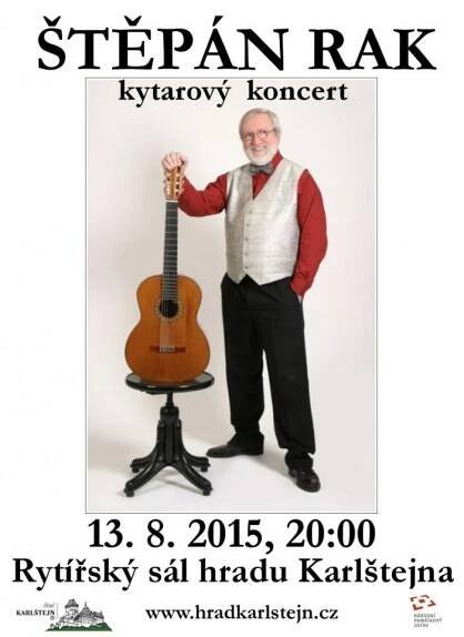 13.08.2015 - Koncert Štěpána Raka na hradě Karlštejn