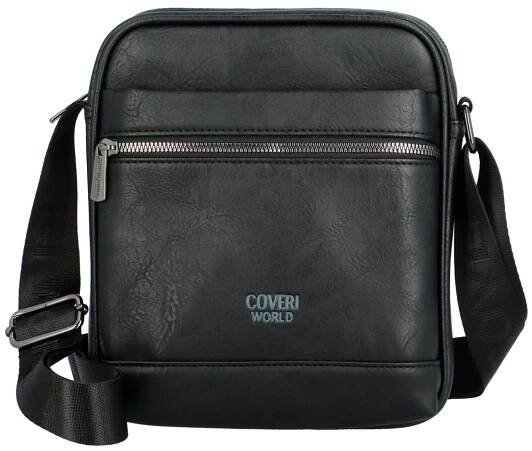 Pánská crossbody taška černá - Coveri Arnolf