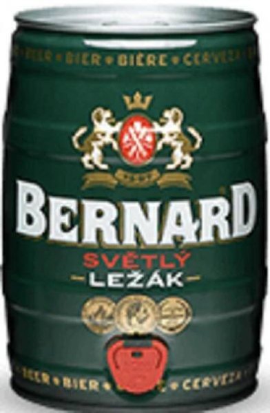 Bernard světlý ležák 12° 5 l (sud)