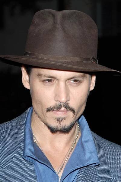 Johnny depp na speciální projekce "sweeney todd démon holič z fleet street". prvořadá divadlo, hollywood, ca. 12-05-07 — Stock obrázek