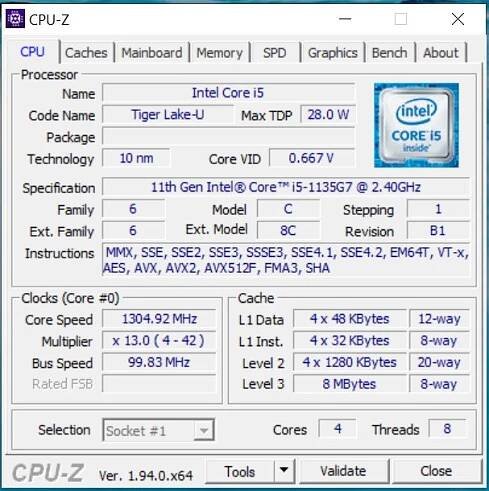 CPU Z