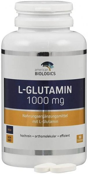 L-Glutamin 1000 mg, American Biologics - 1