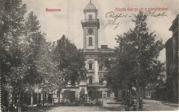 Komárno, Horní Uhry - Pohlednice místopis